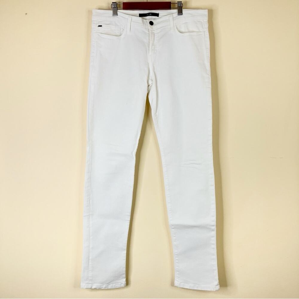 Joe's Jeans Cigarette Slim Straight Leg White Denim Jeans Womens Size 30